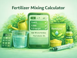 Fertilizer Mixing Calculator