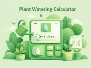 Plant Watering Calculator – Find the Right Schedule