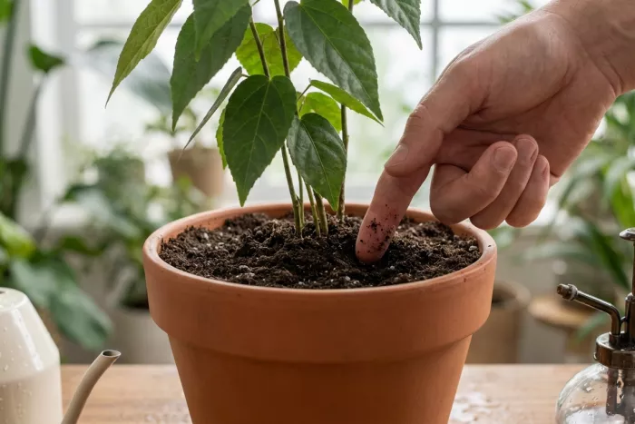 Abroma soil moisture and watering rhythm