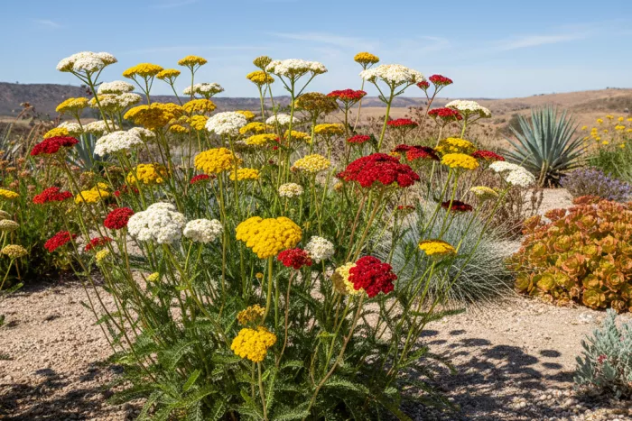 Achillea yarrow drought-tolerant perennial care