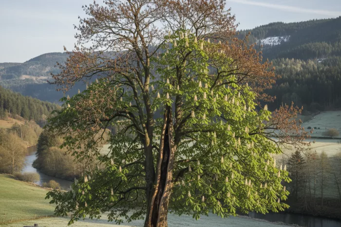 Aesculus temperature tolerance and climate adaptability