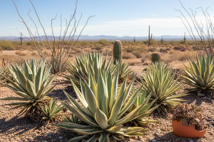 Agave heat tolerance and drought-resistant care
