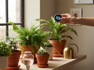 Indoor Plant Watering Based on Soil Moisture Levels