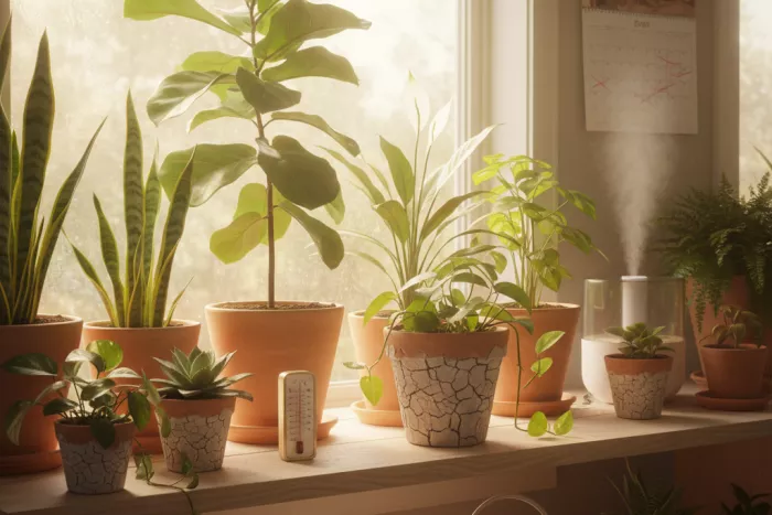Indoor plant soil moisture management tips