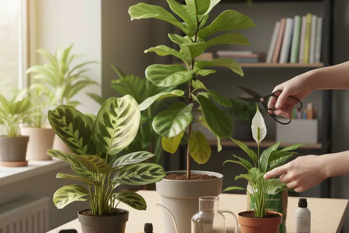 Yellowing plant leaves diagnosis and treatment tips