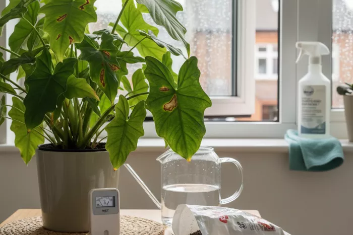 Sudden brown leaf spots troubleshooting guide