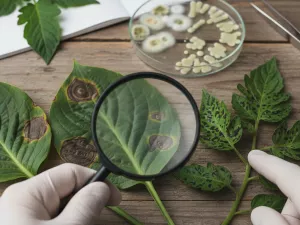 Dark Leaf Lesions: Fungal or Bacterial Disease?