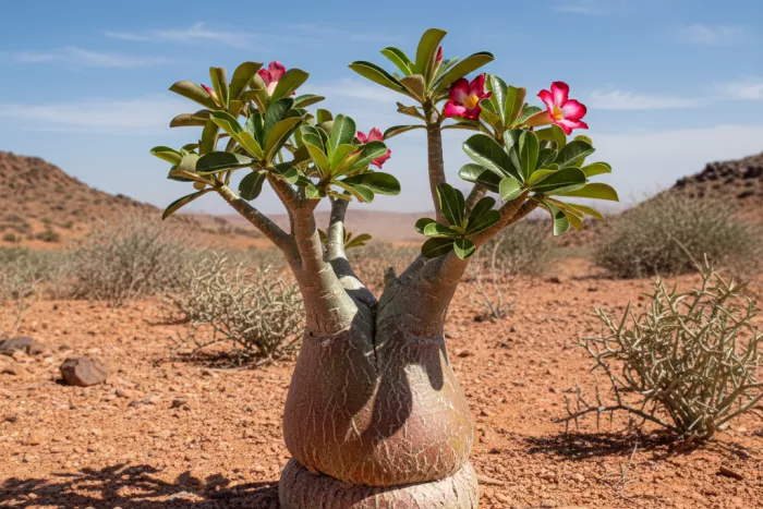 Adenium desert rose drought-tolerant succulent care