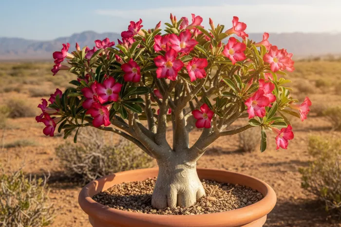 Adenium heat tolerance and warm light care