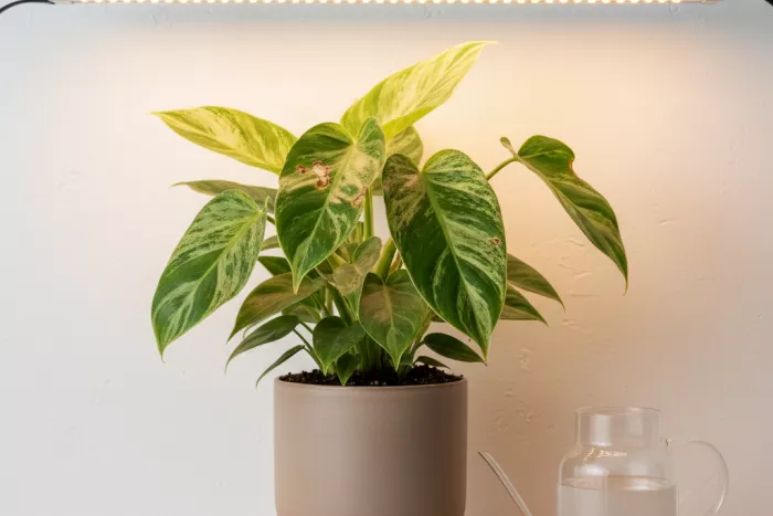 Preventing center-leaf dry brown spots