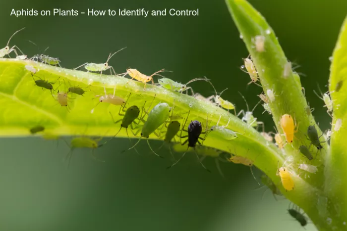 Aphid infestation identification and control on plants