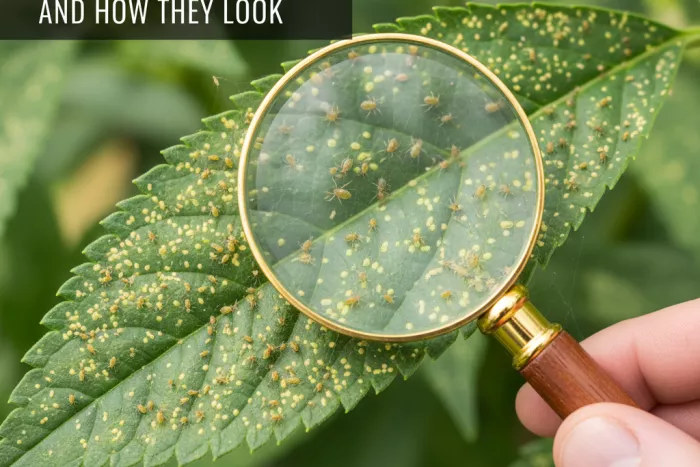 Spider mite infestation identification and control