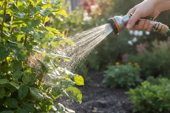 Spider mite control for outdoor plants