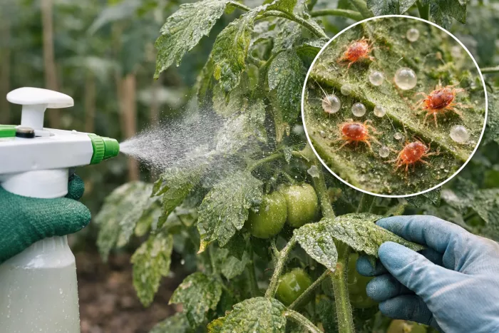 Severe spider mite infestation treatment plan