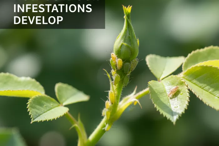 Safe outdoor aphid treatment for new growth