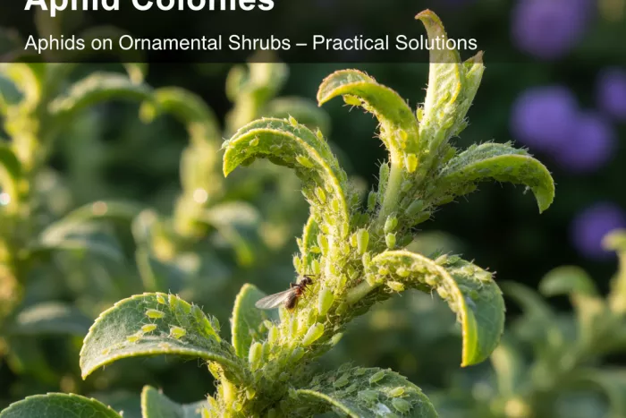 Aphid control for ornamental shrubs