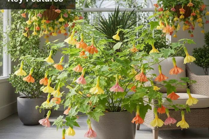 Abutilon care for hanging lantern blooms