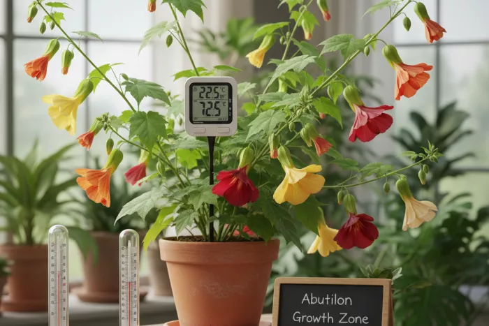 Abutilon temperature range for steady growth