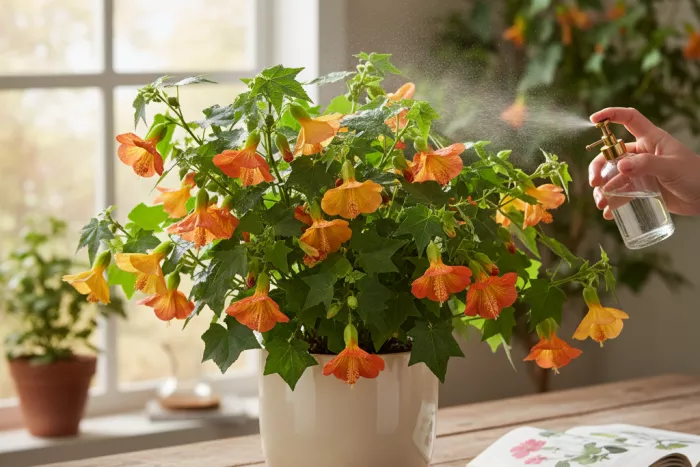 Abutilon care: light, moisture, timely pruning