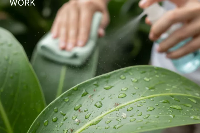 Natural spider mite control for houseplants