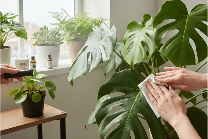 Natural spider mite prevention for houseplants