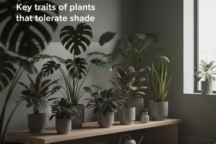 Low-light indoor plants for shade tolerance
