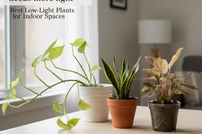 Low-light indoor plants light deficiency signs