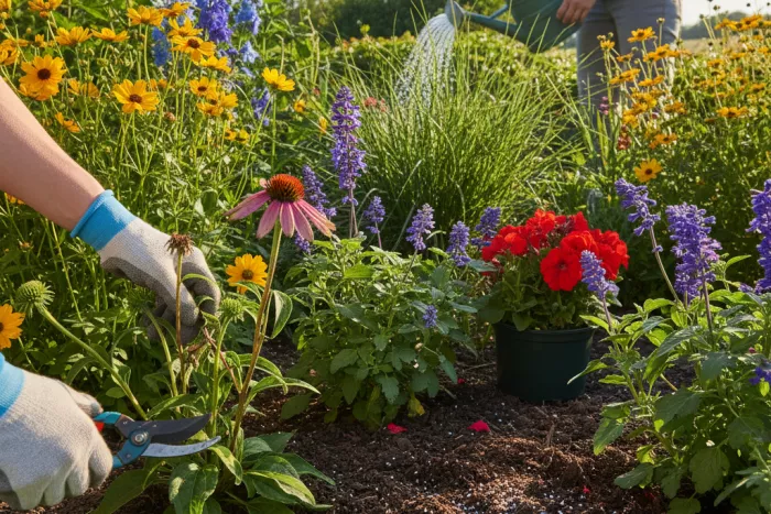 Seasonal care for full sun plants