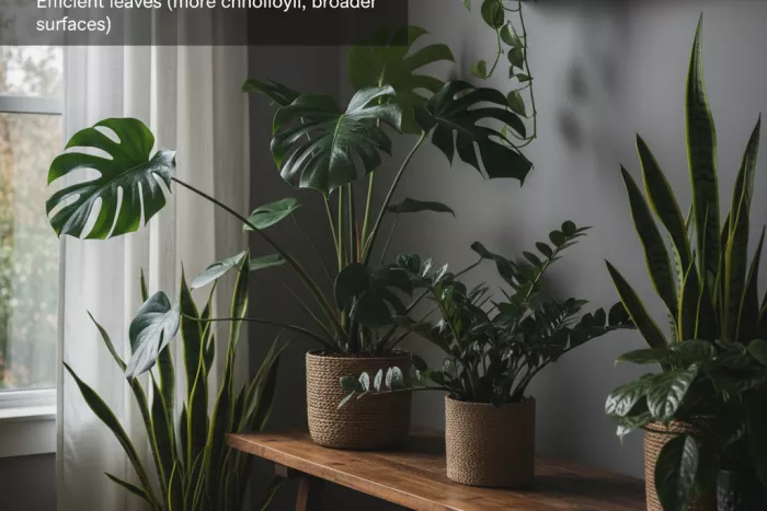 Hardy low-light houseplants thriving in dim rooms