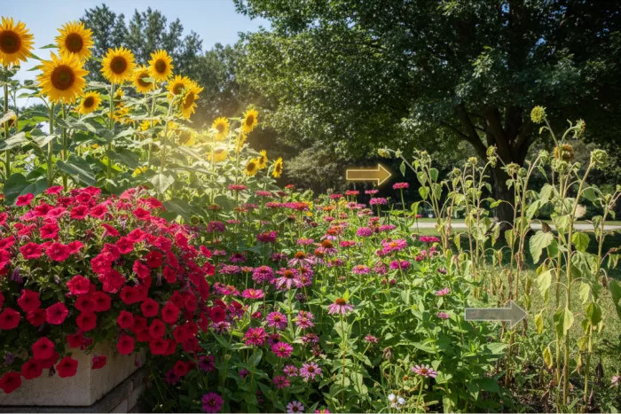 Full sun flowering plants for abundant blooms