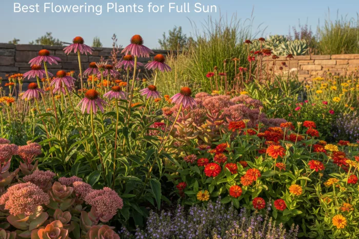 Full-sun flowering plants heat-tolerant bloomers