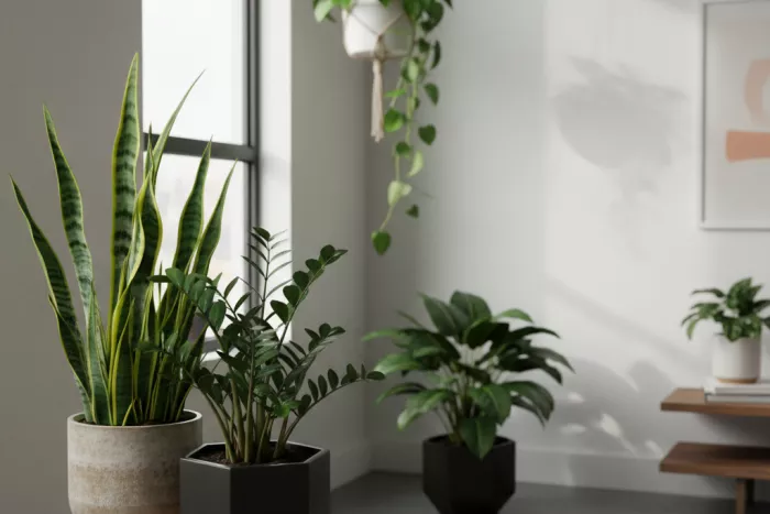 Low-light easy-care houseplants for dim rooms
