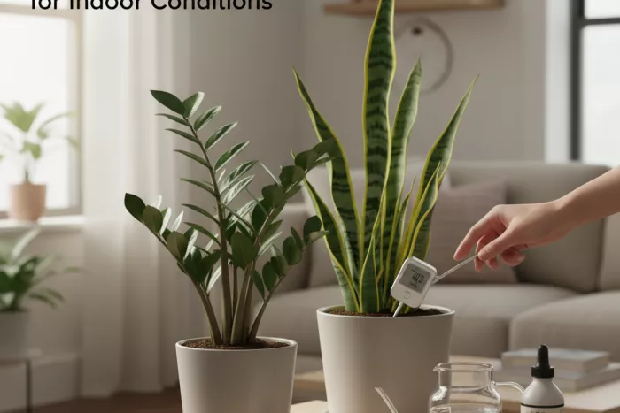 Low-light apartment houseplants care adjustments