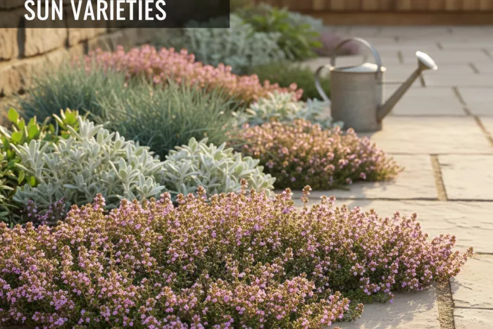 Compact full-sun border plants for heat stress