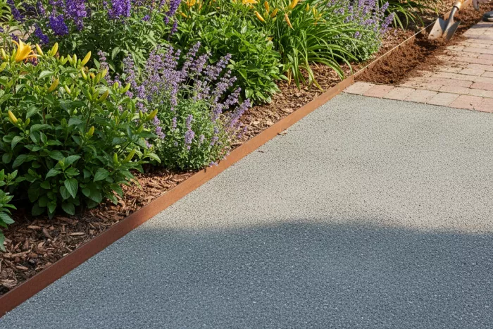 Compact full-sun border plants, tidy growth habit