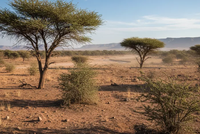 Drought-tolerant acacia care for dry climates