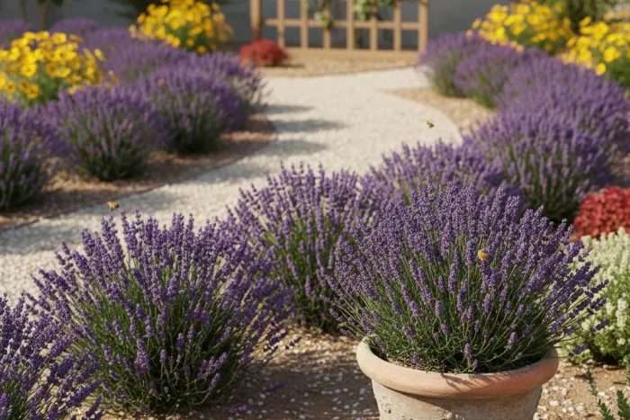 Compact full-sun plants for small gardens
