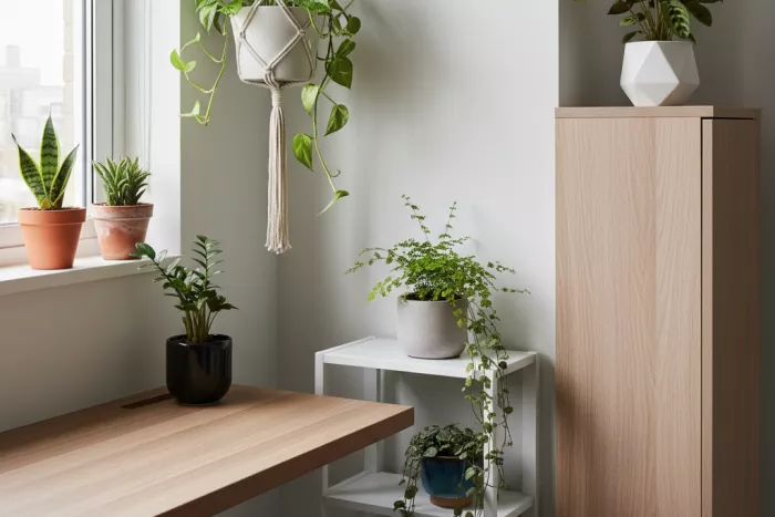 Small low-light houseplants for compact rooms