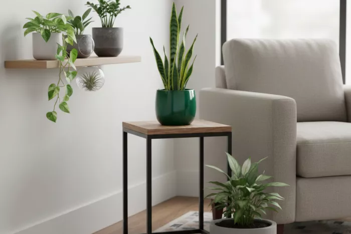 Small low-light houseplants for compact rooms