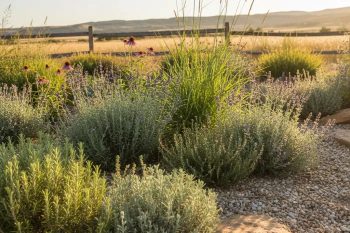 Heat-resistant full-sun plants drought-tolerant traits