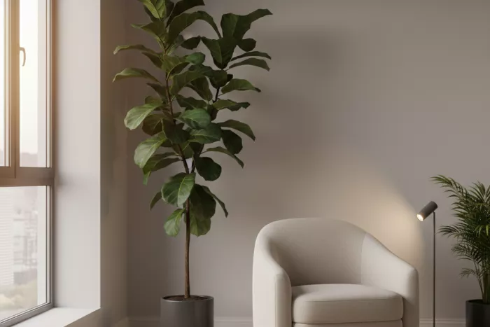 Light positioning for tall low-light plants
