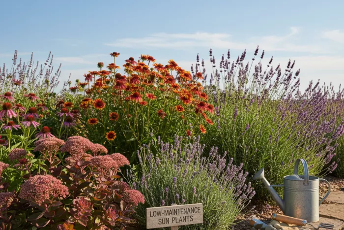 Low-maintenance sun plants for bright light