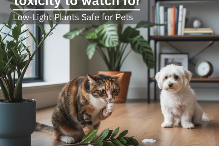 Pet-safe low-light houseplants toxicity symptoms