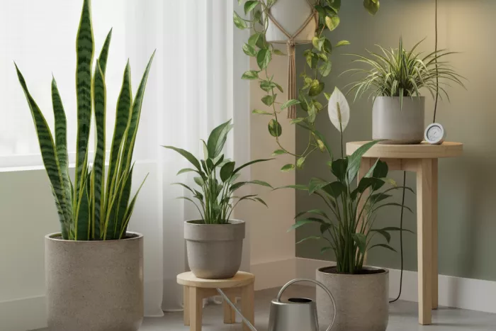 Low-light air-purifying houseplant care needs