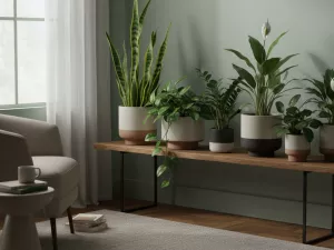 Air-Purifying Plants for Low-Light Areas