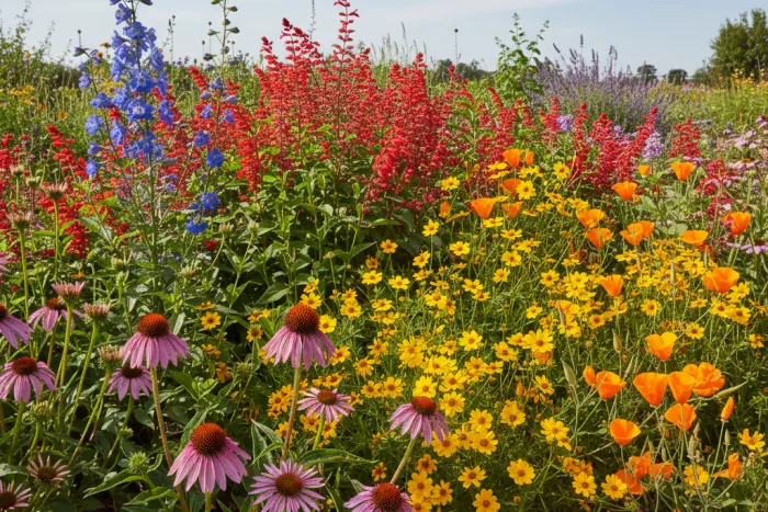 Full-sun long-blooming summer flowering plants