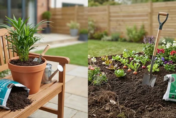 Potting soil versus garden soil usage guide