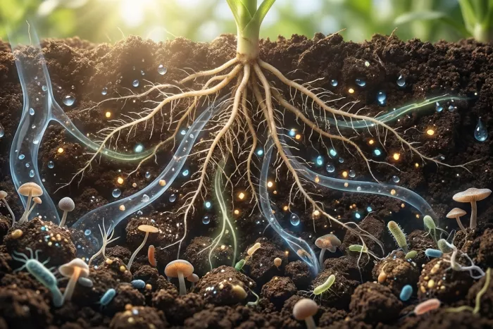 Soil nutrient uptake and root health