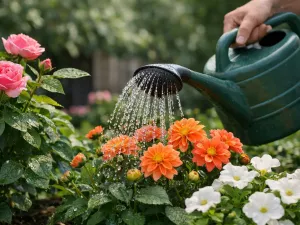 Watering Plants During Active Flowering Stages