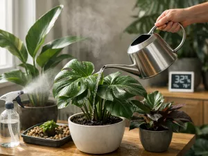 How to Water Tropical Plants in Dry Indoor Air